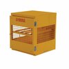 Vestil Yellow Cylinder Cabinet Horizontal 4 Cylinder Capacity CYL-H-4